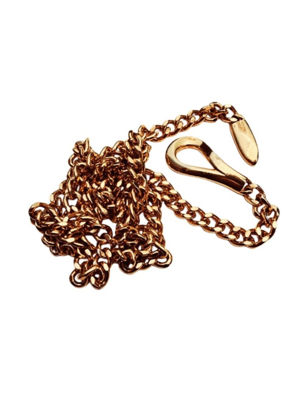 Vintage Jones New York Signed Gold Tone Chunky Chain Belt